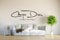 INDIGOS UG - Wandtattoo Wohnzimmer - Wandaufkleber Carpe Diem - schwarz - 120x38 cm - Aufkleber Kinderzimmer Schlafzimmer Küche Badezimmer Büro Dekoration