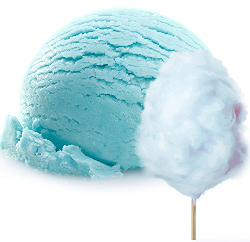 Zuckerwatte Blau Geschmack für Speiseeis Gino Gelati Eispulver Softeispulver für Ihre Eismaschine (1kg)