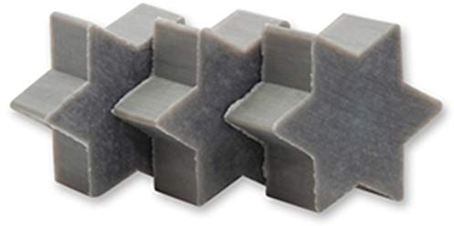 10 Stück Seifensterne Mini Christrose - Weihnachtsseife - Florex Schafmilchseife - Seife