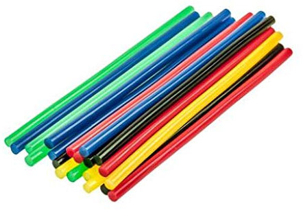 10 x farbige Klebesticks Heißkleber Klebepatronen Ø 11 mm x 200 mm lang farbig