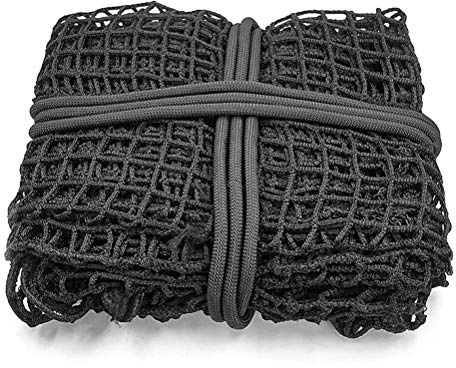 Aoneky Heunetz für Pferde 90x45x45cm mit 3M Seil, 3,8cm quadratisches Netz, Langsam Fütternder Heusack, Extra Großes Heunetz Pferdeanhänger
