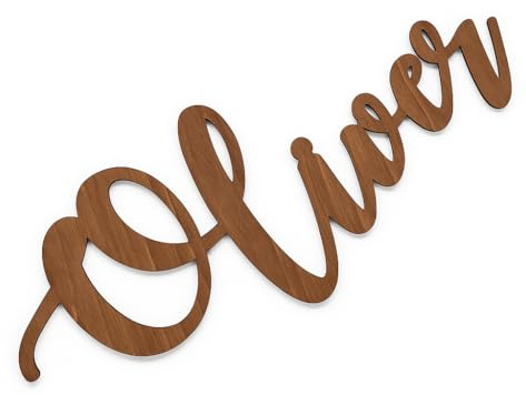 Personalisierter Namensschild aus Holz, individueller Schriftzug, Wandschild für Kinderzimmer, Wohnzimmer, Büroräume, Wanddeko, Türschild Vorname, Baby Geschenkidee, Geschenk, Kinderzimmerdekoration