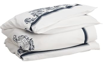 GANT Crown Paisley Design Bettdeckenbezug einzeln Farbe Marine Größe 135x200cm Baumwollbettwäsche Ornamente