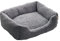 ESTEXO Hundebett Hundekissen Hundekorb Haustierbett Tierbett Hundesofa Dunkelgrau/Grau 75x60x19 cm