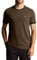 Lyle & Scott Herren Shirt Ringer braun/schwarz S