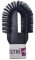 Distri+ - Brosse radiateur Universelle 120x80mm pour aspirateurs - Se Fixe sur Tous suceurs Longs Plats de diamètre 32mm à 37