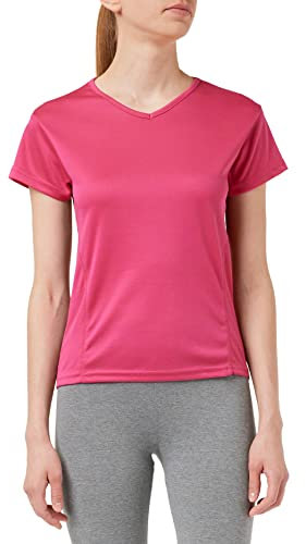 ASIOKA Tasse T-Shirt, Fuchsia, L Femme