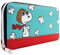 Animation Peanuts Snoopy Fliegender Ass Sopwith Camel Hundehütte Portemonnaie Clutch mit Münzfach & Kartenhalter, Blau