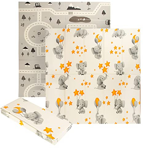 Trendcool Tappeto Bambini Tappeto neonato Tappeto gioco bambini Base in Gomma Eva 1,8x2m. Tappeto Bambini. Materassino bambini pavimento. Coperta da Gioco per Bambini. (Style 8)