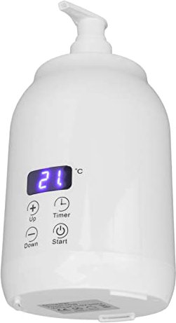 Chauffe Huile De Massage, Chauffe-Bouteille d'huile de Massage, Taille Portable Chauffe-huile à Bouteille Unique Chauffe Huile De Massage Professionnelle pour les Massothérapeutes de Lotion(Prise UE)