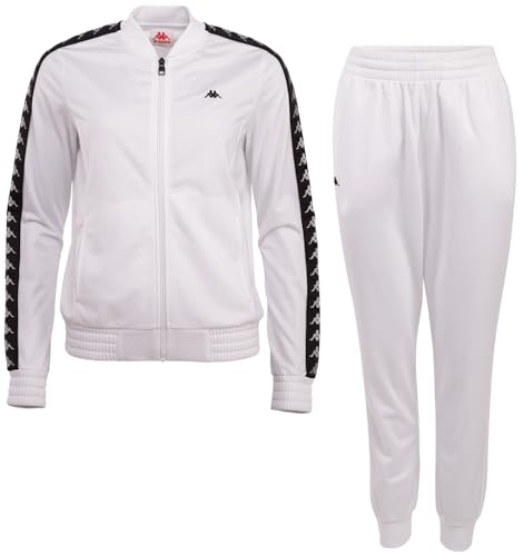 Kappa Damen STYLECODE: 314056 Women, Training Suit, Regular Fit Trainingsanzug, Bright White, 36
