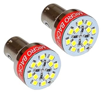 2 pièces Ampoule LED universelle P21 BA15S 12 V avec bip de recul pour feu arrière