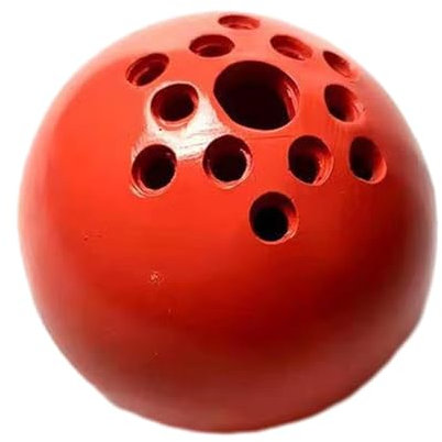 JISADER Kugelvase, Blumentopf, Blumenvase, Ornament für Wohnzimmer, Garten, Regal, Hochzeiten, Orange