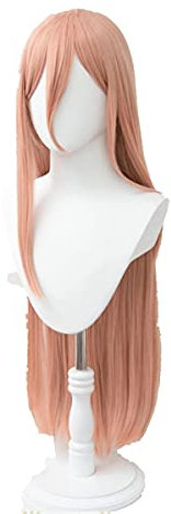 HBYLEE - Anime Chainsaw Man Cosplay Wig Makima Power Angel Devil Denji Higashiyama Kobeni Reze Hayakawa AKI Himeno Quanxi Wigs + Wig Cap One Size Makima [Colour: Power]