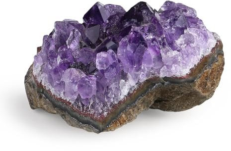 XIANNVXI Kristalle Amethyst Druse Rohstein Unregelmäßige Natürliche Kristall Steine Druse Edelsteine Groß Cluster Roher Heilsteine Geodenhöhlen Reiki Heilung Stein ca.50-70g