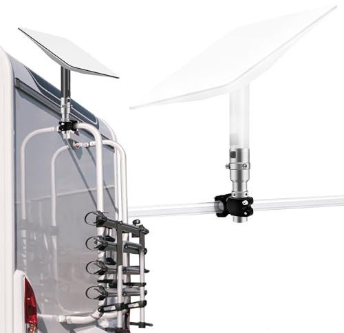 Starlink Mount for RV Ladder,Starlink Pole Mount,for Installation Range 0.8-1.17”,Starlink Mount Clamp Works with RV,Pole,Roof, Antenna Weather Stations etc,Outdoor Portable Installation