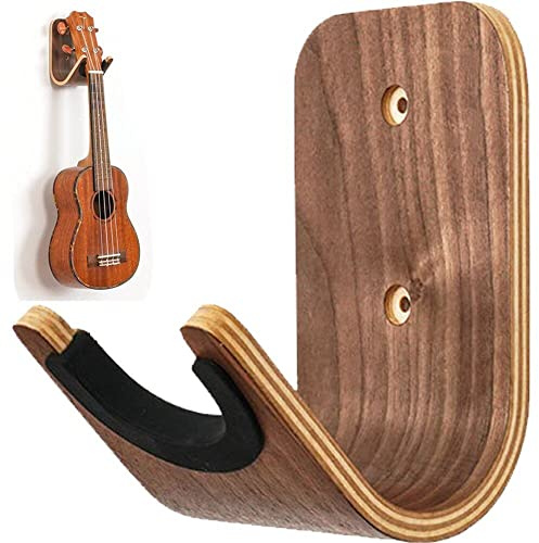 Lpitoy Wandhalterung Aus Holz Für Skateboards, Gitarrenhalter, Ukulele-Rack, Display-Halterung, Haken Für Skateboards Und Gitarren, Ukulele Und Violine