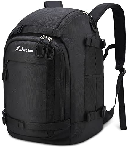 Skischuhtasche, 50 l, Skischuh-Reiserucksack, 1680D Nylon, wasserdicht, Skitasche für Skischuhe, Skihelm, Brille, Handschuhe, Bekleidung und Skiausrüstung, Zubehör für Männer, Frauen und Jugendliche,