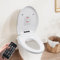 Lunette de toilette intelligente - Électronique - Économie d'énergie écologique - 3 vitesses de température de l'eau - Siège chauffant - Douche japonaise