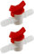 Kugelhahn mit Widerhaken, 20 mm Widerhakenanschluss, Kugelhahn, Kugelhahn, Kugelhahn, Widerhaken, Schlauchverbinder, Wasserhahn-Anschlussadapter, 2 Stück