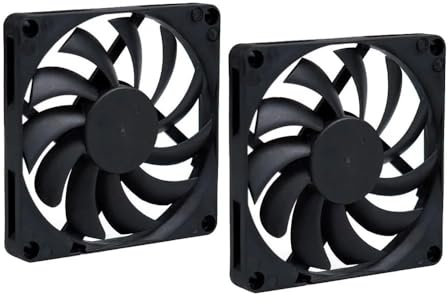 5 uds 5V 80mm ventilador USB 12V 24V 80mm x 80mm x 10mm 2PIN/3PIN ventilador con cubierta de ordenador PC Latop CPU ventilador de refrigeración manga/ventilador de rodamiento de bolas(5V Ball USB)