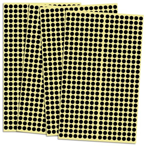 14280 Stück Klebepunkte Runde Punktaufkleber Mini 6mm Selbstklebende Punkt Etiketten Aufkleber Markierungspunkte Klebepunkte Etiketten für Home Office Supplies Büro Schule Kalender und zum Basteln