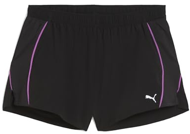 PUMA Damen Velocity 3 Laufshorts XS Black Wild Berry Purple