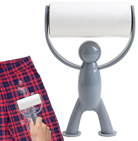 Besreey Kleberfutterentfernung Roller, Haustier Haarentfernung Fusselwalze - Haustierhaarentfernung klebrige Walzen - Kleidung Staubreinigung Wäscherei Werkzeug für Teppichsofa Bett für Reisen,