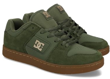 DC Men's Manteca 4 Skate Shoe, Olive/Gum, 8 UK