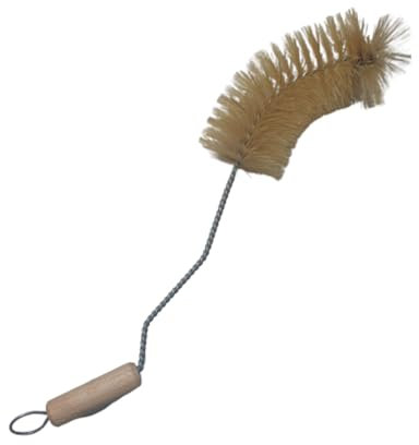 Starmann Babyflaschenbürste 30 cm | Naturborsten & Holzgriff | Für Milchflaschen und Schulflaschen | Temperaturbeständig