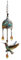 KASNLSAC Carillon à vent de jardin vintage Hummingbird Cloche suspendue en métal résistant aux intempéries pour intérieur extérieur Décoration extérieure Motif oiseau Ornement Porche décorative D