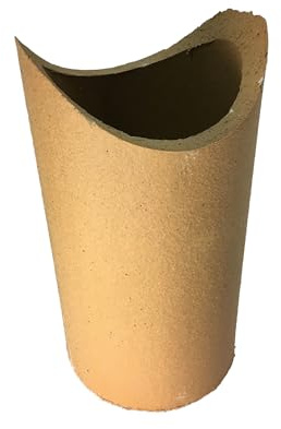 Schamotterohr Wolfshöher TONWERKE Sattelstück Länge 30 cm (Ø 180mm)