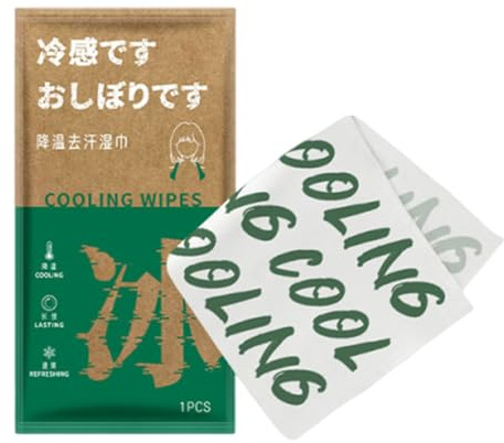 Xvilmaun Lingettes Rafraîchissantes Pour Temps Chaud - Lingettes Nettoyantes Pour Le Corps,Format Voyage Sport Été Chaleur Festival Camping Randonnée Sport