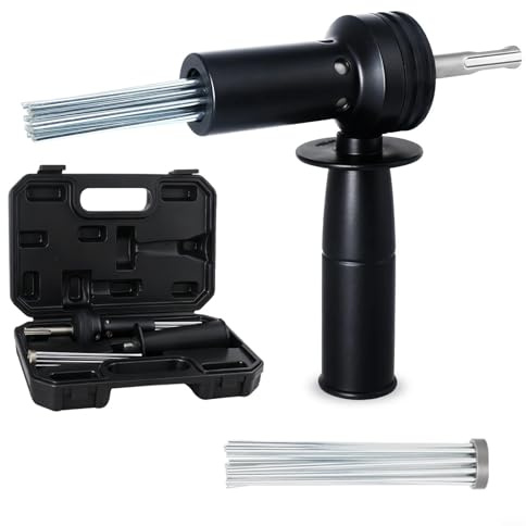 Trayneel SDS-Schaft Elektrischer Hammer Nadel Scaler Adapter Gehärteter Legierter Stahl Rostentferner für Multi Su-rface Beton Bohren Mauerwerk Loch Vorbereitung Fliesen
