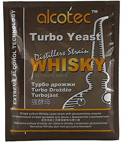 Alcotec Distiller’s Yeast Whisky with Glucoamylase Enzyme 73g 25L