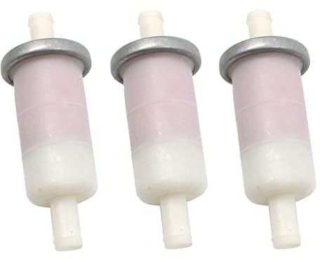 HURI 3 Stück Kraftstofffilter Benzinfilter 10mm Fuel Filter passend für VFR750 F RC24 RC36 Bj. 1986-1997