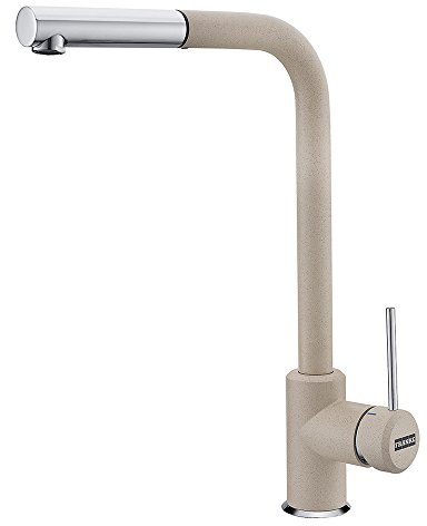 Franke 115.0476.821 + SR01 Green Chromed Kitchen Sink Tap with Pull-Out Spout - Nutty