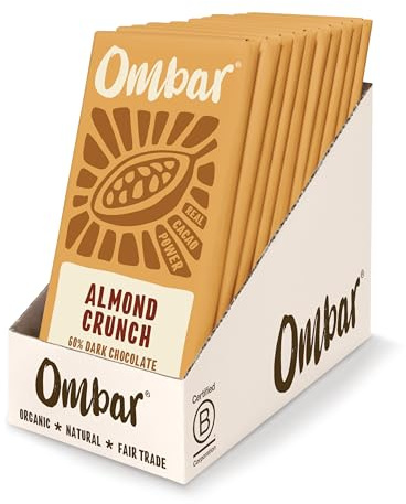 Ombar Core Range 70g x 10 bars (Coco Almond)