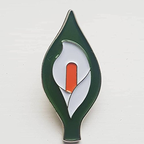 Easter Lily Large 40mm Enamel Pin Badge - Irish Republican 1916 Rising FlagSuperstore