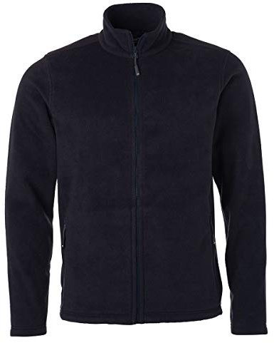 James & Nicholson Herren Fleece Jacke, Blau (Navy), Medium