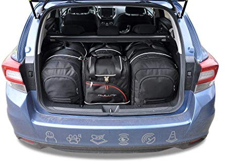 KJUST Dedizierte Kofferraumtaschen 4 stk kompatibel mit SUBARU IMPREZA IV (GT) 2017+