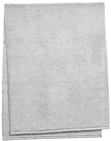 BUTLERS Saunatuch Baumwolle - Fabulous - Saugstark | Farbe Grau - 80x200 cm - Frottiertuch für Wellness & Pool - Badelaken zum Abtrocknen - Frottee