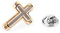 BRERA 67 - broches et pins pour femme en metal en forme de croix, broche femme vetement, broche homme pins, mini broche bijoux, pince decollete femme