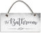 THE BATHROOM Door Sign Plaque for Toilet/Bathroom Shabby Chic Size 19 x 9cm #1298