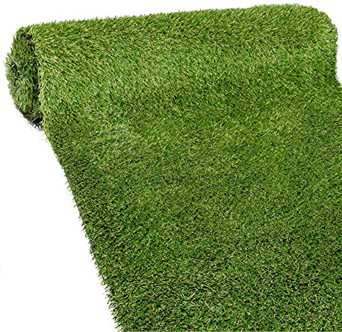 ANRO Kunstrasen Premium Rasenteppich Outdoor Garten Terrasse Balkon 30mm Größe 300x100cm