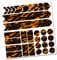 Fahrrad Rahmenschutz Kettenstreben Schutz Folie Aufkleber Rahmen Schutz Carbon MTB BMX Lackschutz Folie R159 R161 (14 Future Neon Orange)