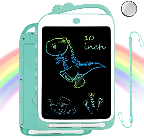 Vicloon Maltafel Zaubertafel,10 Zoll Löschbare Magic Drawing Pad,maltafel für Kinder, Dinosaurier LCD Schreibtafel, Weihnachten Geburtstags Geschenke, Spielzeug ab 3 2 4 5 6 Jahre