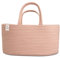 Natemia Wickeltasche Organizer - Wickeltisch Organizer Gross und Tragbar - Gewbter Wickelkorb Baby Organizer für Unterwegs & Wickelkommode - Windel Caddy auch für Auto