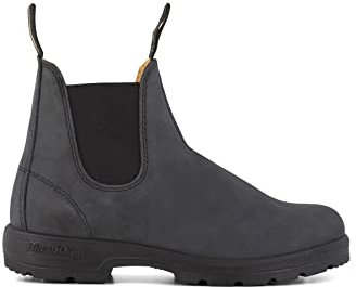 Blundstone 587 Stivali Chelsea in Pelle Nera Rustica 10.5