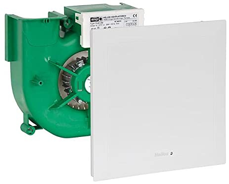 Ritzer by Helios ELS Lüftungsgerät, Badlüfter, Ventilator, Ersatzlüfter (ELS-VN 100 einstufig mit Nachlauf)